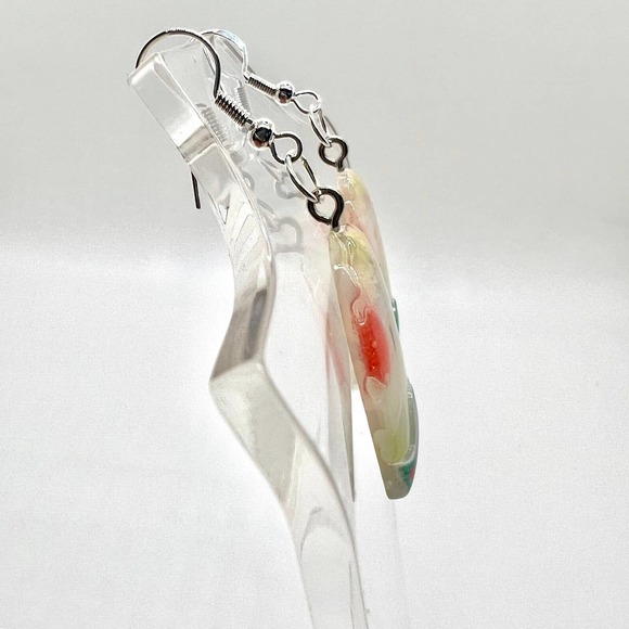 Popsicle Earrings - Glitter Earrings - Dessert Earrings - Little Girl Earrings - Picture 3 of 10